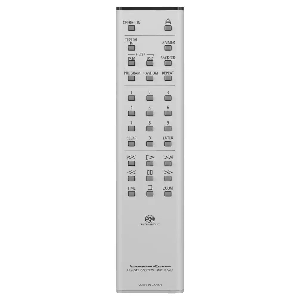 Luxman D-100 Centennial SACD Player/DAC Remote - Audiolab