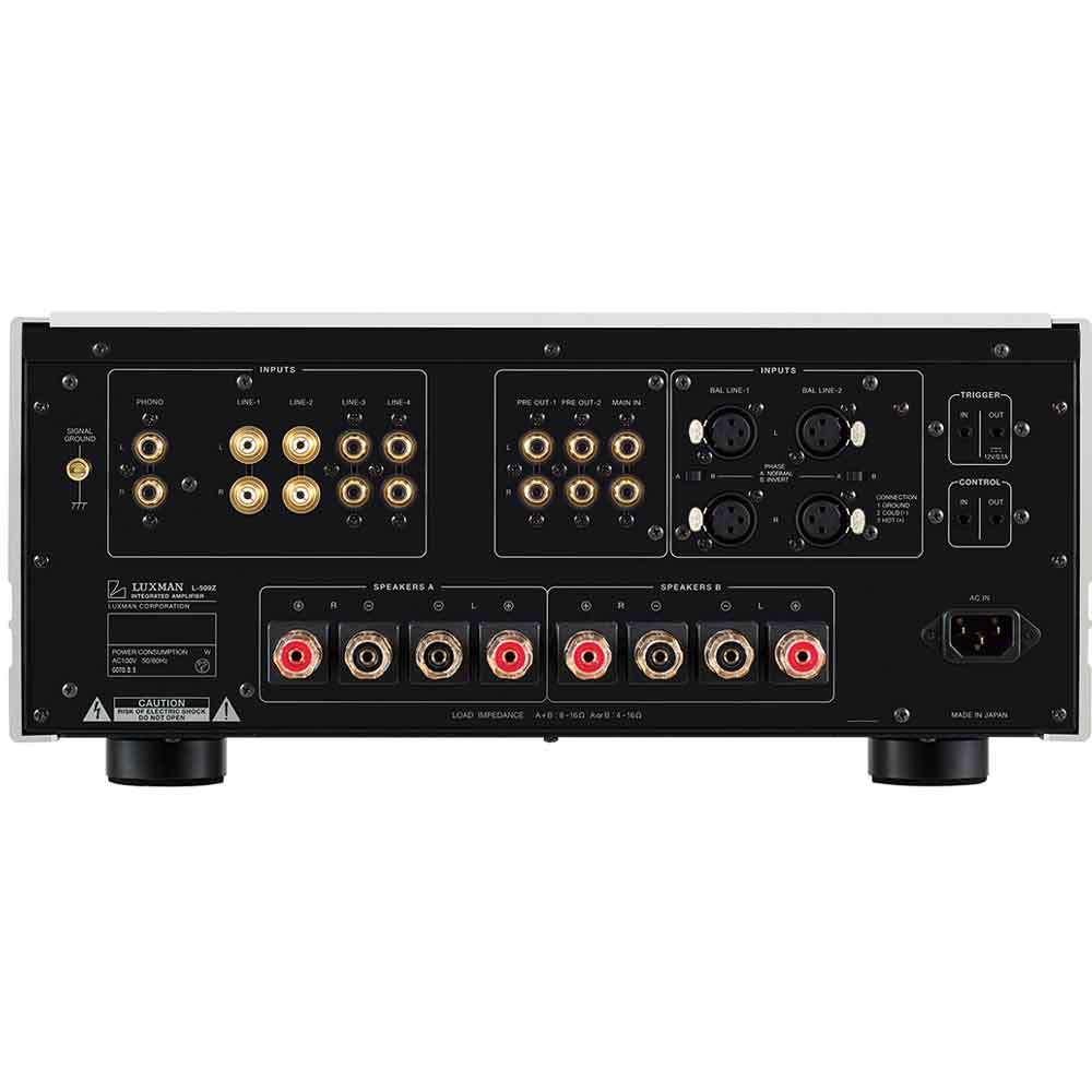 Luxman L-509Z Integrated Amplifier with 120 Watts per Channel | Best Luxman L-509Z Integrated Amplifier with 120 Watts per Channel | Luxman L-509Z Integrated Amplifier with 120 Watts per Channel Reviews | Audiolab Home Audio