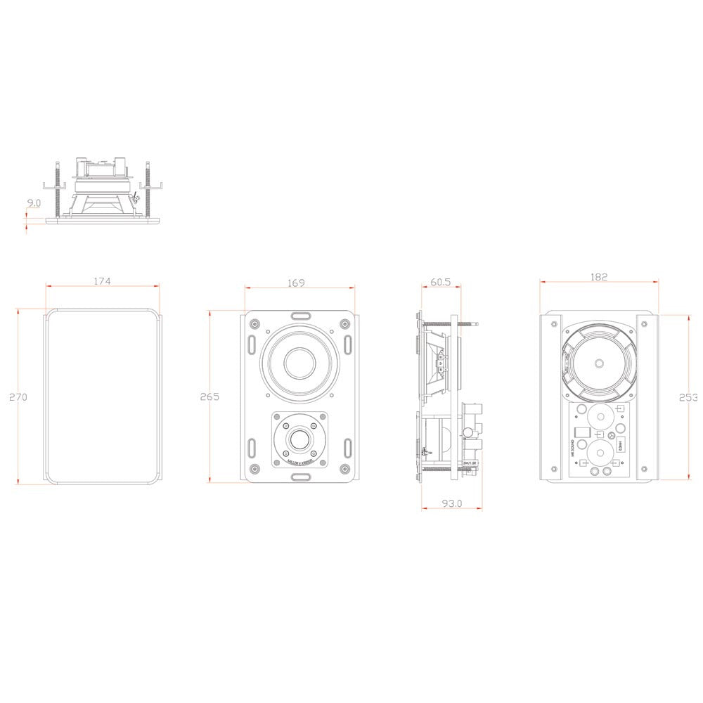 M&K IW85 In-Wall Speaker (each) | Best M&K IW85 In-Wall Speaker (each) | M&K IW85 In-Wall Speaker (each) Reviews | Audiolab Home Audio