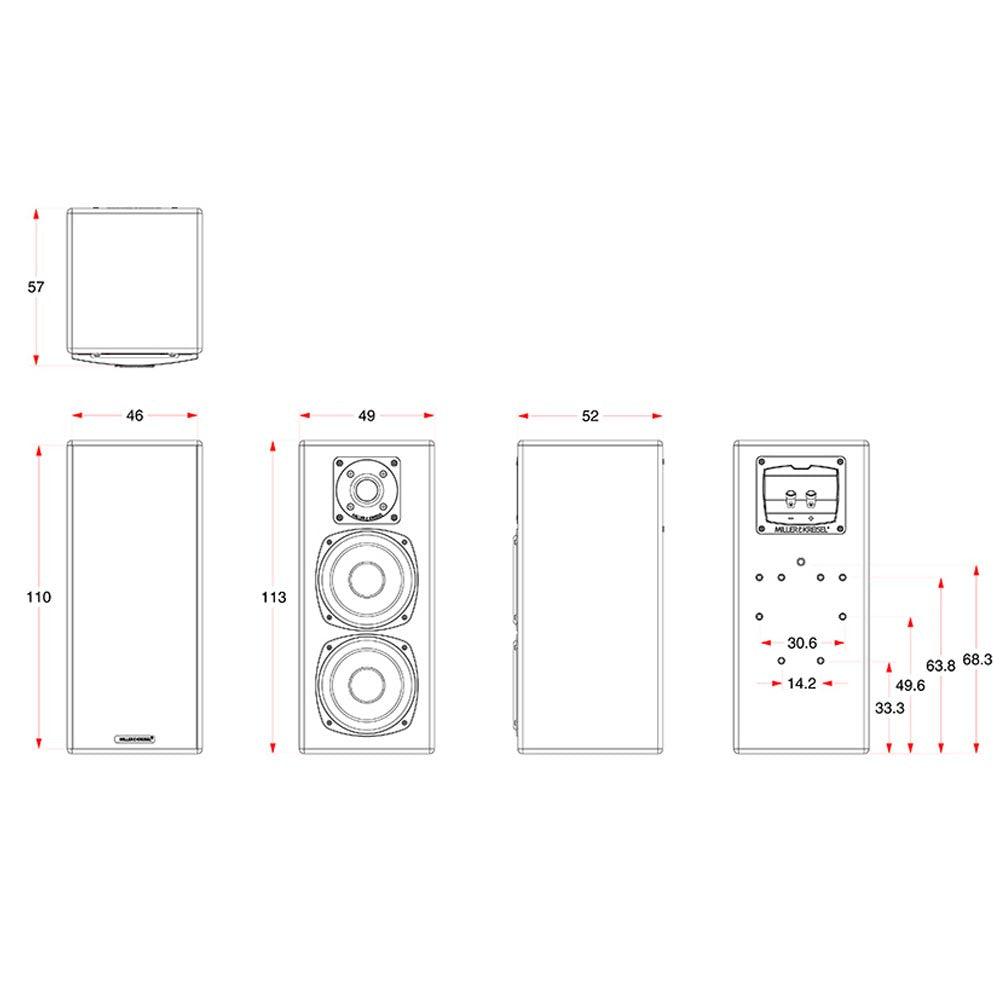 M&K LCR950 LCR Speaker (Each) | Best M&K LCR950 LCR Speaker (Each) | M&K LCR950 LCR Speaker (Each) Reviews | Audiolab Home Audio