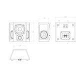 M&K M40T On-Wall Speaker (Pair) | Best M&K M40T On-Wall Speaker (Pair) | M&K M40T On-Wall Speaker (Pair) Reviews | Audiolab Home Audio