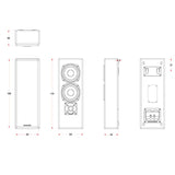 M&K MP950 On-Wall Speaker (Each) | Best M&K MP950 On-Wall Speaker (Each) | M&K MP950 On-Wall Speaker (Each) Reviews | Audiolab Home Audio