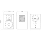M&K SUR55T Tri-pole Surround Speaker (pair) | Best M&K SUR55T Tri-pole Surround Speaker (pair) | M&K SUR55T Tri-pole Surround Speaker (pair) Reviews | Audiolab Home Audio