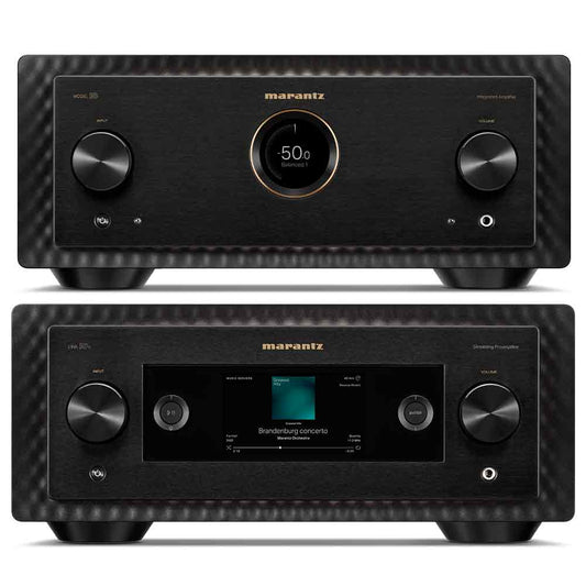 Marantz Bundle: Model 10 Integrated Amplifier and LINK 10n Network Audio Player in Marantz Black | Best Marantz Bundle: Model 10 Integrated Amplifier and LINK 10n Network Audio Player in Marantz Black | Marantz Bundle: Model 10 Integrated Amplifier and LINK 10n Network Audio Player in Marantz Black Reviews | Audiolab Home Audio