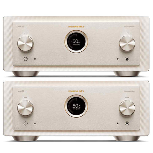Marantz Bundle: Model 10 Reference Integrated Amplifier in Marantz Champagne (Pair) | Best Marantz Bundle: Model 10 Reference Integrated Amplifier in Marantz Champagne (Pair) | Marantz Bundle: Model 10 Reference Integrated Amplifier in Marantz Champagne (Pair) Reviews | Audiolab Home Audio