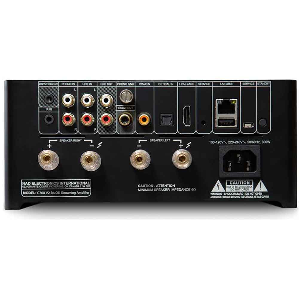NAD C 700 V2 BluOS Streaming Amplifier | Best NAD C 700 V2 BluOS Streaming Amplifier | NAD C 700 V2 BluOS Streaming Amplifier Reviews | Audiolab Home Audio