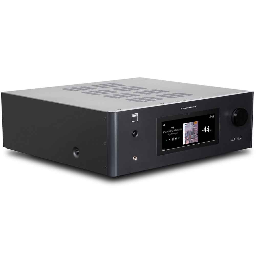 NAD T 778 Flagship AV Surround Sound Receiver with High-Res BluOS enabled Network Streaming | Best NAD T 778 Flagship AV Surround Sound Receiver with High-Res BluOS enabled Network Streaming | NAD T 778 Flagship AV Surround Sound Receiver with High-Res BluOS enabled Network Streaming Reviews | Audiolab Home Audio