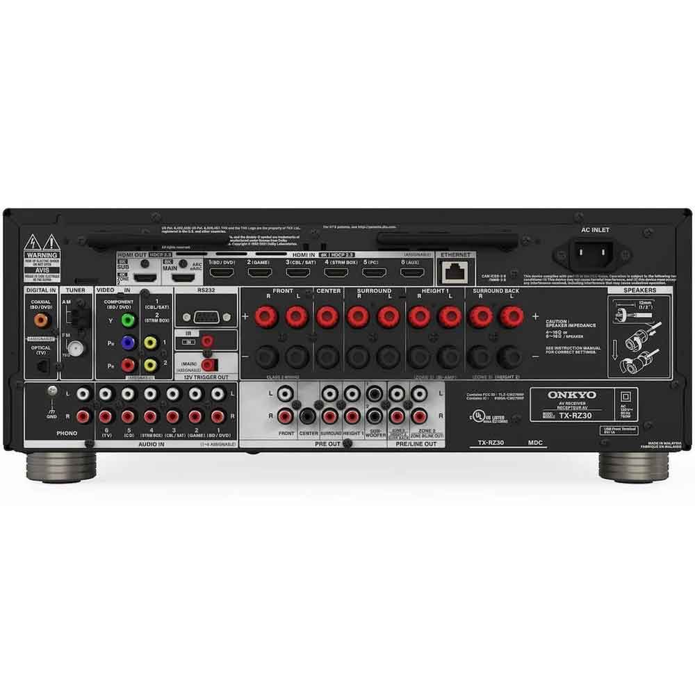 Onkyo TX-RZ30 9.2 Channel AV Receiver | Best Onkyo TX-RZ30 9.2 Channel AV Receiver | Onkyo TX-RZ30 9.2 Channel AV Receiver Reviews | Audiolab Home Audio