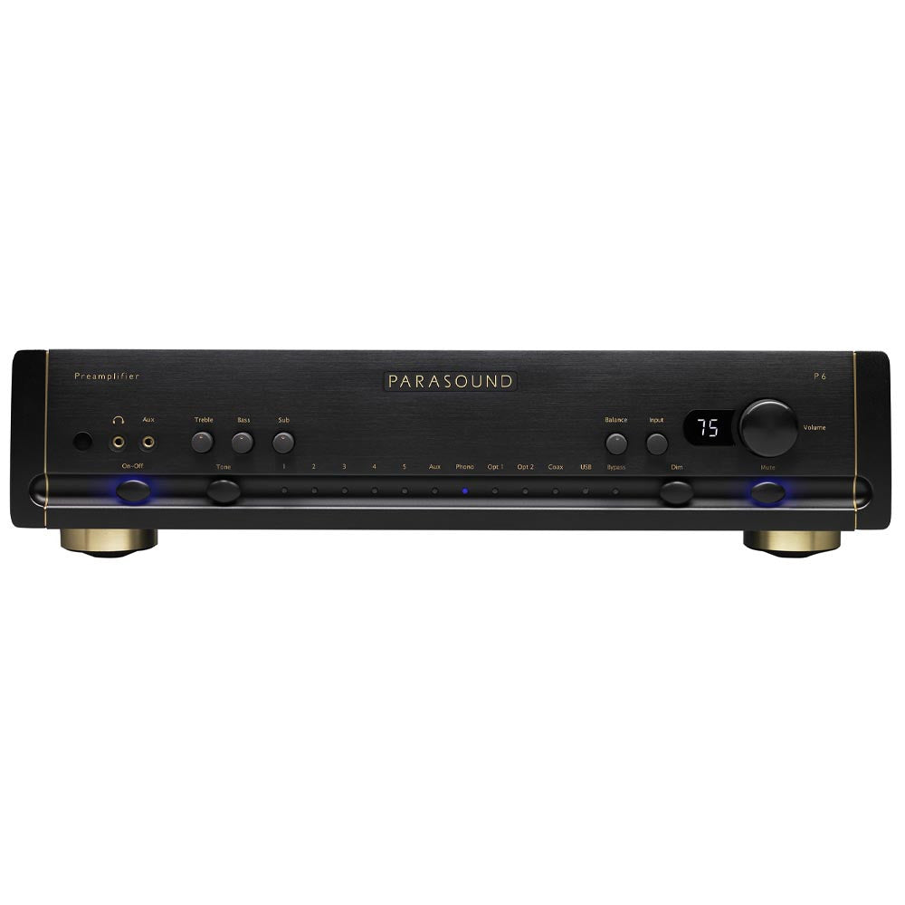 Parasound P6 HALO 2.1 Channel Pre-amplifier with Built-in DAC | Best Parasound P6 HALO 2.1 Channel Pre-amplifier with Built-in DAC | Parasound P6 HALO 2.1 Channel Pre-amplifier with Built-in DAC Reviews | Audiolab Home Audio