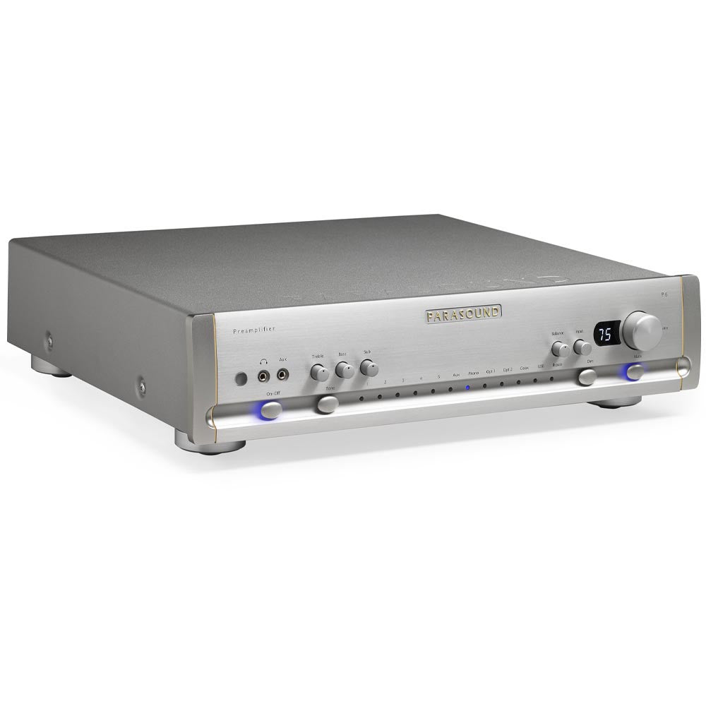 Parasound P6 HALO 2.1 Channel Pre-amplifier with Built-in DAC | Best Parasound P6 HALO 2.1 Channel Pre-amplifier with Built-in DAC | Parasound P6 HALO 2.1 Channel Pre-amplifier with Built-in DAC Reviews | Audiolab Home Audio
