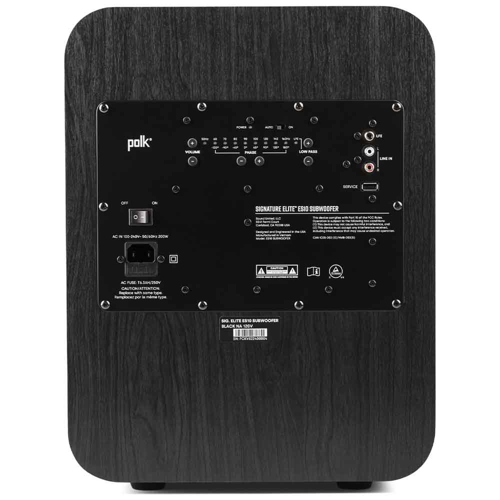Polk Signature Elite ES10 Subwoofer | Best Polk Signature Elite ES10 Subwoofer | Polk Signature Elite ES10 Subwoofer Reviews | Audiolab Home Audio