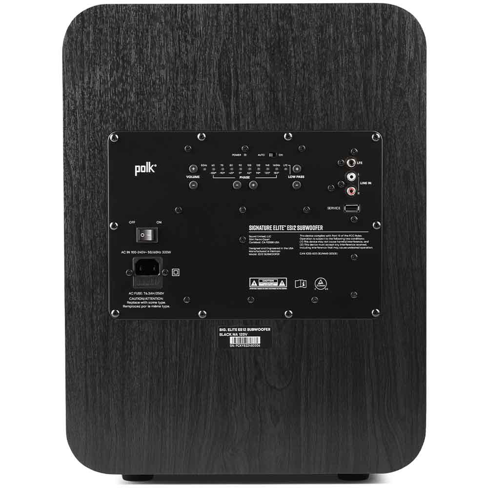 Polk Signature Elite ES12 Subwoofer | Best Polk Signature Elite ES12 Subwoofer | Polk Signature Elite ES12 Subwoofer Reviews | Audiolab Home Audio