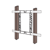 PSB PRE-C-LCR-SURR Pre-Construction Bracket for PSB C-LCR & C-Sur (each) | Best PSB PRE-C-LCR-SURR Pre-Construction Bracket for PSB C-LCR & C-Sur (each) | PSB PRE-C-LCR-SURR Pre-Construction Bracket for PSB C-LCR & C-Sur (each) Reviews | Audiolab Home Audio