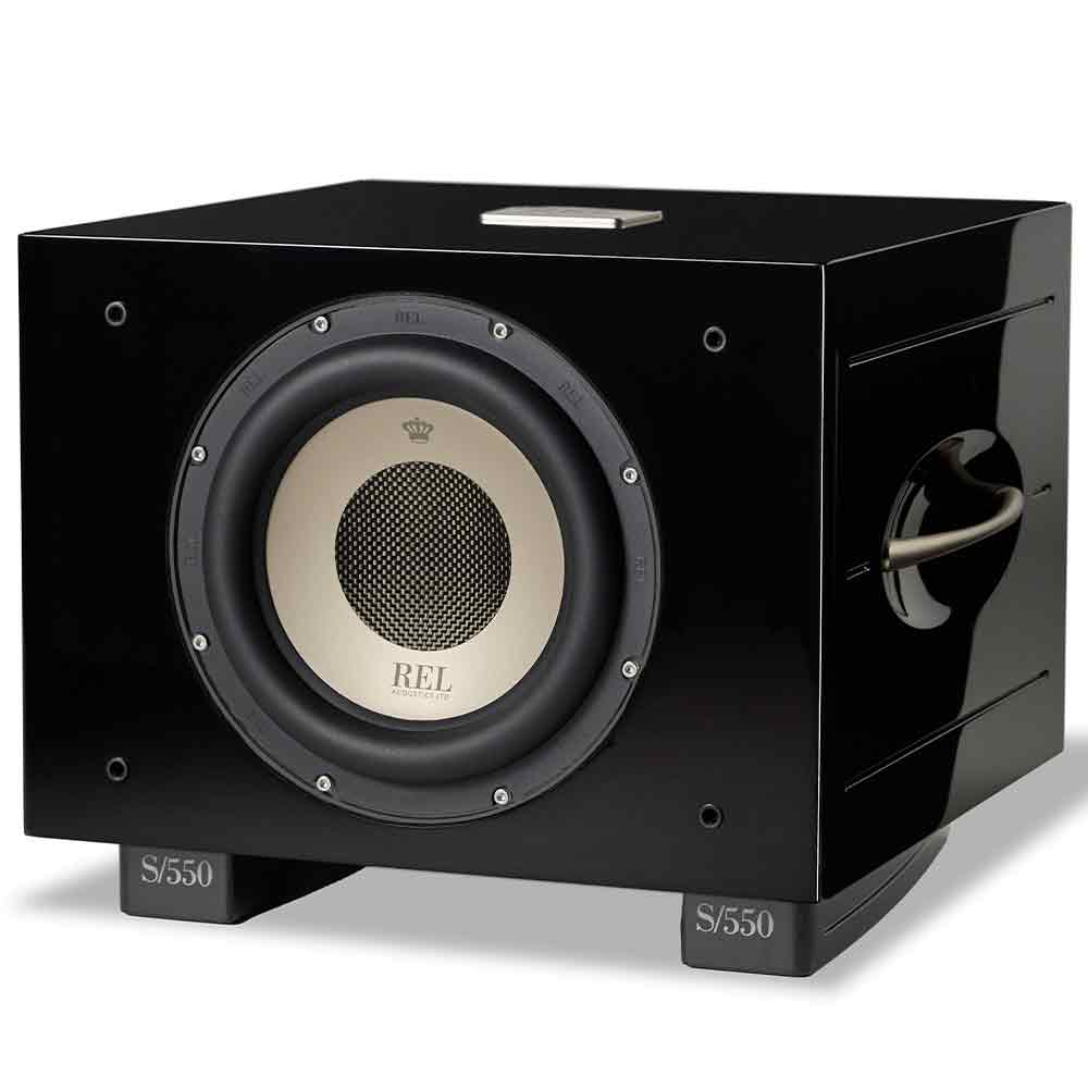 REL Acoustics S/550 Subwoofer in Piano Black | Best REL Acoustics S/550 Subwoofer in Piano Black | REL Acoustics S/550 Subwoofer in Piano Black Reviews | Audiolab Stereo & Video