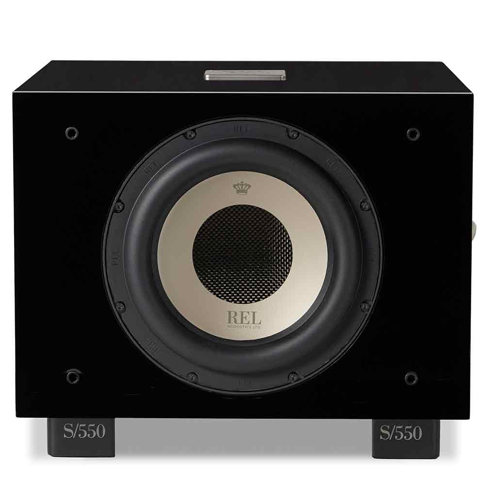 REL Acoustics S/550 Subwoofer in Piano Black | Best REL Acoustics S/550 Subwoofer in Piano Black | REL Acoustics S/550 Subwoofer in Piano Black Reviews | Audiolab Stereo & Video