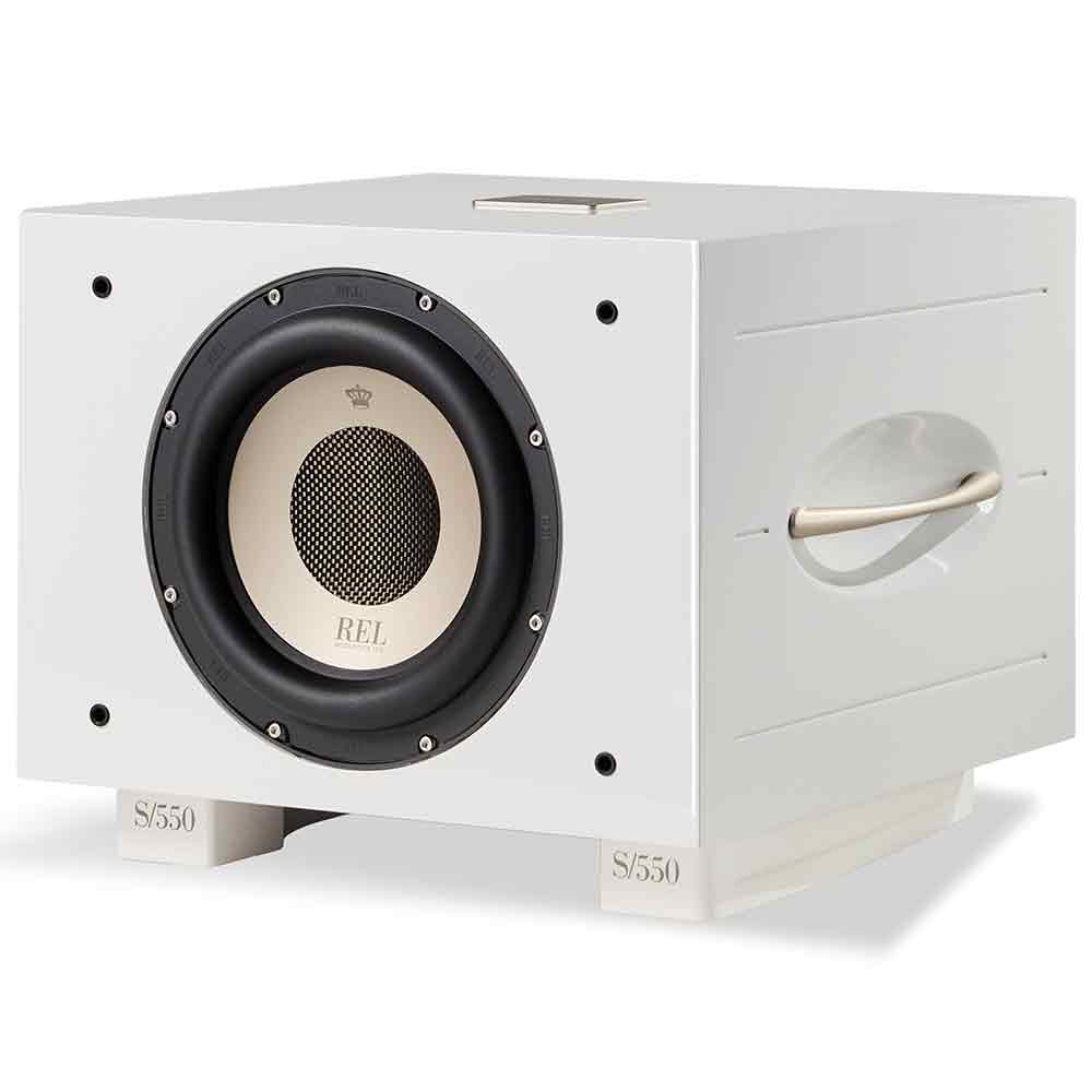 REL Acoustics S/550 Subwoofer in White Gloss | Best REL Acoustics S/550 Subwoofer in White Gloss | REL Acoustics S/550 Subwoofer in White Gloss Reviews | Audiolab Stereo & Video