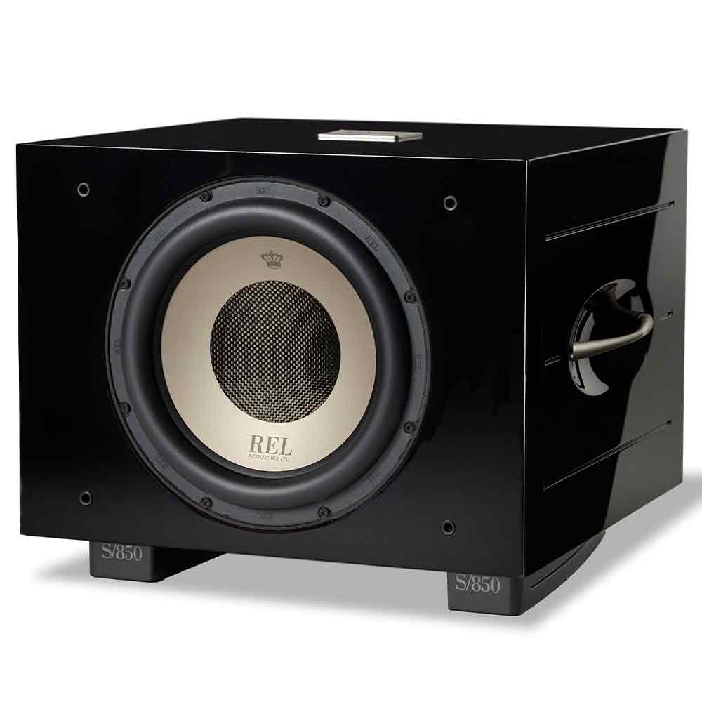 REL Acoustics S/850 Subwoofer in Piano Black | Best REL Acoustics S/850 Subwoofer in Piano Black | REL Acoustics S/850 Subwoofer in Piano Black Reviews | Audiolab Stereo & Video