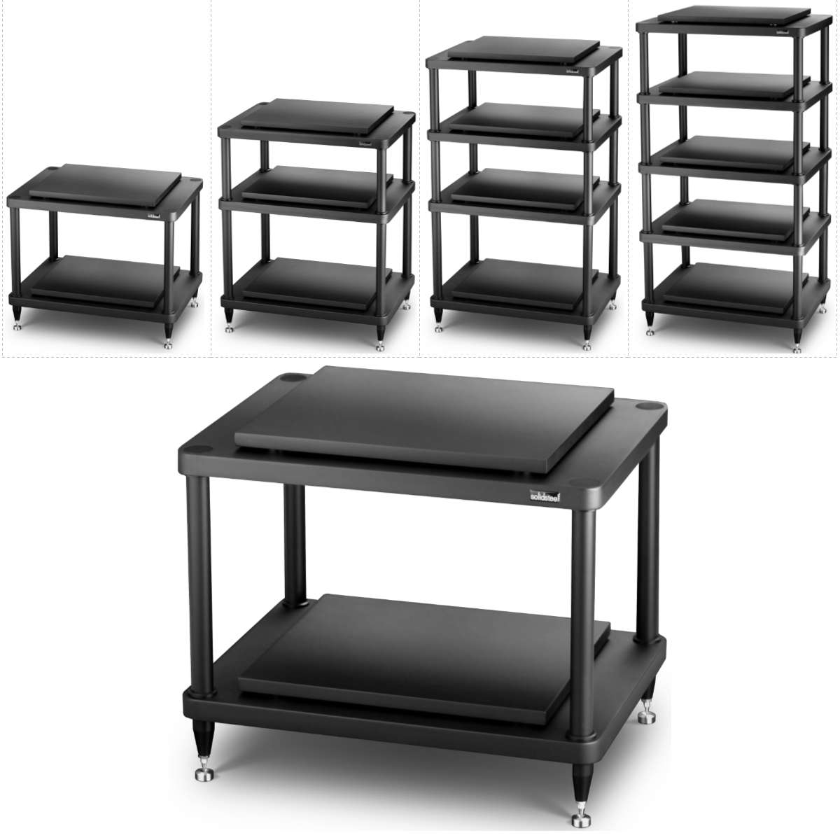 Solidsteel S5 audio rack with dampening pads (choose height) | Best Solidsteel S5 audio rack with dampening pads (choose height) | Solidsteel S5 audio rack with dampening pads (choose height) Reviews | Audiolab Home Audio
