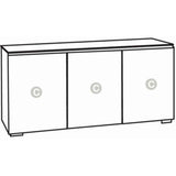 Salamander Designs Manhattan 337 Triple-Width AV Cabinet | Best Salamander Designs Manhattan 337 Triple-Width AV Cabinet | Salamander Designs Manhattan 337 Triple-Width AV Cabinet Reviews | Audiolab Home Audio