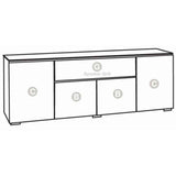 Salamander Designs Manhattan 345 Quad-Width AV Cabinet with Speaker Bay | Best Salamander Designs Manhattan 345 Quad-Width AV Cabinet with Speaker Bay | Salamander Designs Manhattan 345 Quad-Width AV Cabinet with Speaker Bay Reviews | Audiolab Home Audio