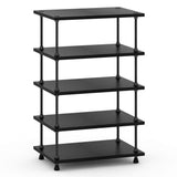 Salamander Archetype 5.0 A5 Open Modular 5 Shelf AV Stand 36" | Best Salamander Archetype 5.0 A5 Open Modular 5 Shelf AV Stand 36" | Salamander Archetype 5.0 A5 Open Modular 5 Shelf AV Stand 36" Reviews | Audiolab Home Audio