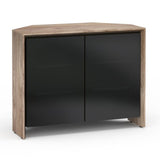 Salamander Designs Barcelona 323 Corner Double-Width AV Cabinet in Natural Walnut / Black Glass | Best Salamander Designs Barcelona 323 Corner Double-Width AV Cabinet in Natural Walnut / Black Glass | Salamander Designs Barcelona 323 Corner Double-Width AV Cabinet in Natural Walnut / Black Glass Reviews | Audiolab Home Audio