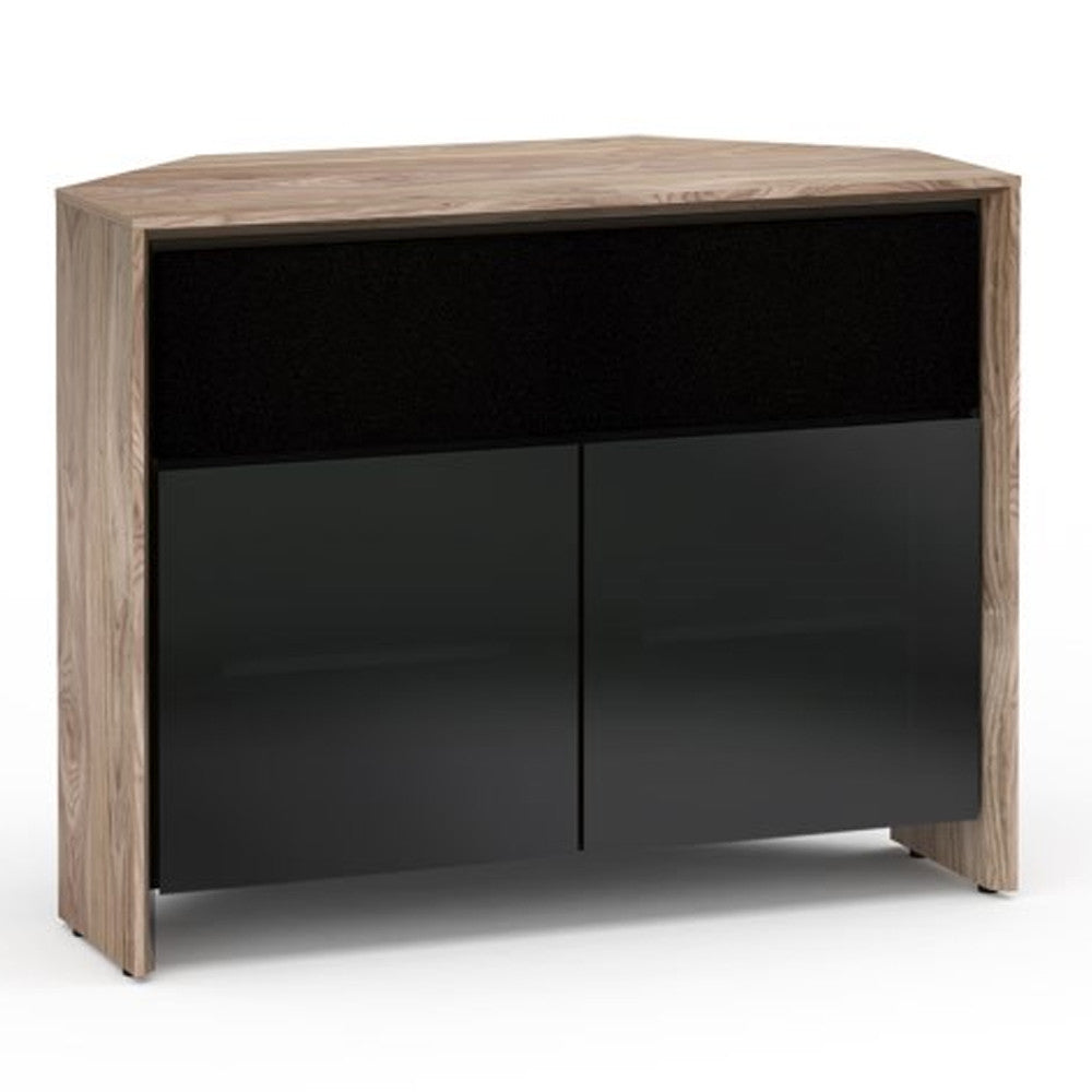Salamander Designs Barcelona 329 Corner Double-Width AV Cabinet in Natural Walnut / Black Glass | Best Salamander Designs Barcelona 329 Corner Double-Width AV Cabinet in Natural Walnut / Black Glass | Salamander Designs Barcelona 329 Corner Double-Width AV Cabinet in Natural Walnut / Black Glass Reviews | Audiolab Home Audio
