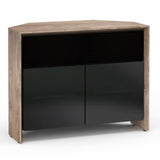 Salamander Designs Barcelona 329 Corner Double-Width AV Cabinet in Natural Walnut / Black Glass | Best Salamander Designs Barcelona 329 Corner Double-Width AV Cabinet in Natural Walnut / Black Glass | Salamander Designs Barcelona 329 Corner Double-Width AV Cabinet in Natural Walnut / Black Glass Reviews | Audiolab Home Audio