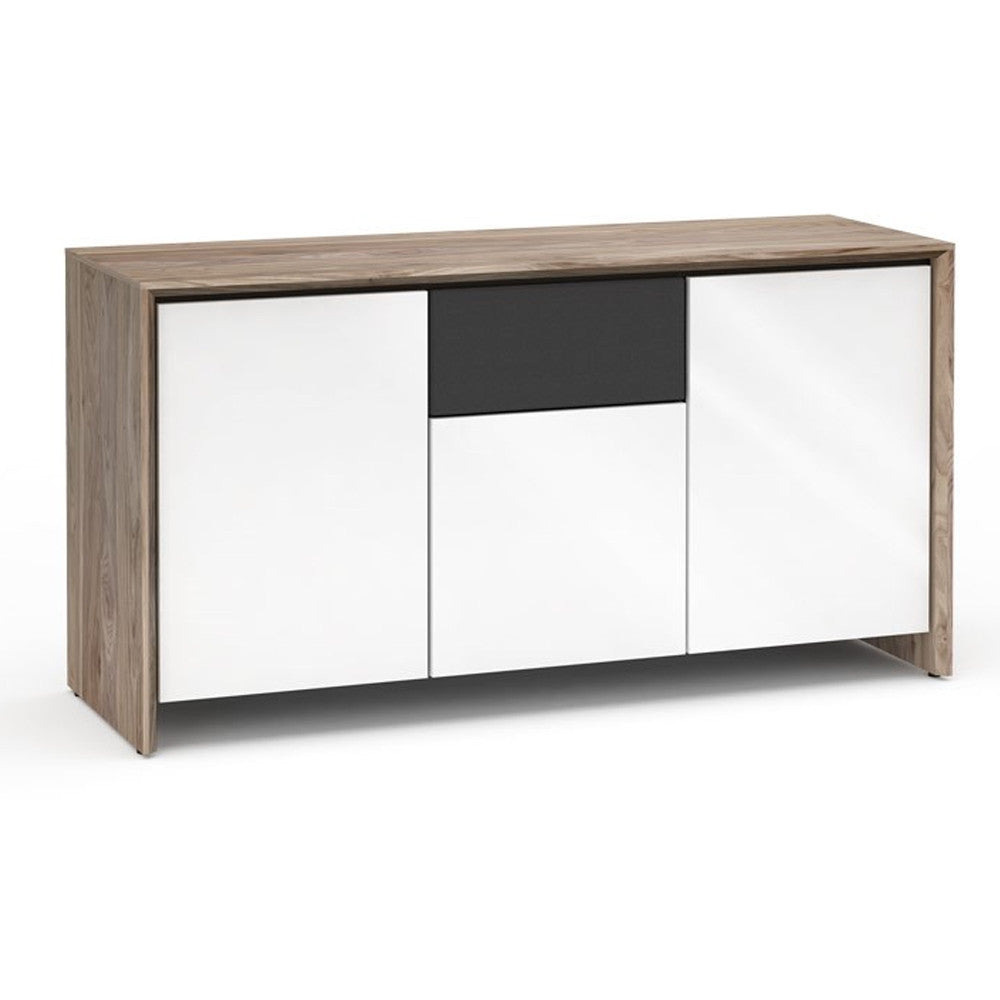 Salamander Designs Barcelona 336 Triple-Width AV Cabinet in Natural Walnut / Gloss White | Best Salamander Designs Barcelona 336 Triple-Width AV Cabinet in Natural Walnut / Gloss White | Salamander Designs Barcelona 336 Triple-Width AV Cabinet in Natural Walnut / Gloss White Reviews | Audiolab Home Audio
