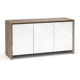 Salamander Designs Barcelona 337 Triple-Width AV Cabinet in Natural Walnut / Gloss White | Best Salamander Designs Barcelona 337 Triple-Width AV Cabinet in Natural Walnut / Gloss White | Salamander Designs Barcelona 337 Triple-Width AV Cabinet in Natural Walnut / Gloss White Reviews | Audiolab Home Audio