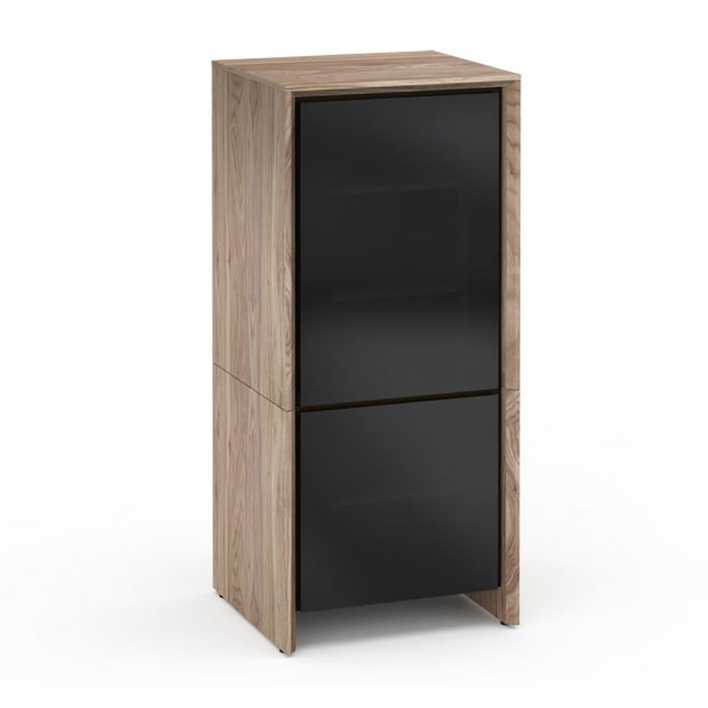 Salamander Designs Barcelona 517 Single-Width AV Cabinet in Natural Walnut / Black Glass | Best Salamander Designs Barcelona 517 Single-Width AV Cabinet in Natural Walnut / Black Glass | Salamander Designs Barcelona 517 Single-Width AV Cabinet in Natural Walnut / Black Glass Reviews | Audiolab Home Audio