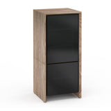 Salamander Designs Barcelona 517 Single-Width AV Cabinet in Natural Walnut / Black Glass | Best Salamander Designs Barcelona 517 Single-Width AV Cabinet in Natural Walnut / Black Glass | Salamander Designs Barcelona 517 Single-Width AV Cabinet in Natural Walnut / Black Glass Reviews | Audiolab Home Audio