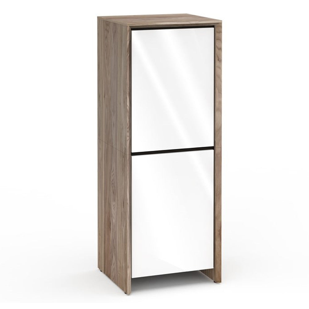 Salamander Designs Barcelona 617 Single-Width AV Cabinet in Natural Walnut / Gloss White | Best Salamander Designs Barcelona 617 Single-Width AV Cabinet in Natural Walnut / Gloss White | Salamander Designs Barcelona 617 Single-Width AV Cabinet in Natural Walnut / Gloss White Reviews | Audiolab Home Audio