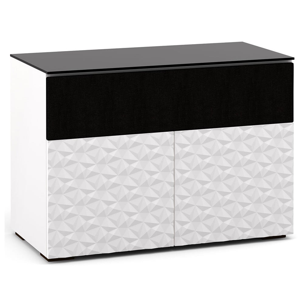 Salamander Milan 329 Double-Width AV Cabinet in White / Black Glass | Best Salamander Milan 329 Double-Width AV Cabinet in White / Black Glass | Salamander Milan 329 Double-Width AV Cabinet in White / Black Glass Reviews | Audiolab Home Audio