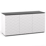 Salamander Milan 337 Triple-Width AV Cabinet in White / Black Glass | Best Salamander Milan 337 Triple-Width AV Cabinet in White / Black Glass | Salamander Milan 337 Triple-Width AV Cabinet in White / Black Glass Reviews | Audiolab Home Audio