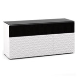 Salamander Milan 339 Triple-Width AV Cabinet in White / Black Glass | Best Salamander Milan 339 Triple-Width AV Cabinet in White / Black Glass | Salamander Milan 339 Triple-Width AV Cabinet in White / Black Glass Reviews | Audiolab Home Audio