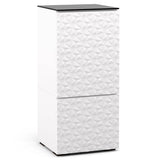 Salamander Milan 517 Single-Width AV Cabinet in White / Black Glass | Best Salamander Milan 517 Single-Width AV Cabinet in White / Black Glass | Salamander Milan 517 Single-Width AV Cabinet in White / Black Glass Reviews | Audiolab Home Audio