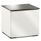 Salamander Miami 217 Single-Width AV Cabinet in Gloss White / Black Glass | Best Salamander Miami 217 Single-Width AV Cabinet in Gloss White / Black Glass | Salamander Miami 217 Single-Width AV Cabinet in Gloss White / Black Glass Reviews | Audiolab Home Audio