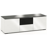 Salamander Miami 236 Triple-Width AV Cabinet in Gloss White / Black Glass | Best Salamander Miami 236 Triple-Width AV Cabinet in Gloss White / Black Glass | Salamander Miami 236 Triple-Width AV Cabinet in Gloss White / Black Glass Reviews | Audiolab Home Audio
