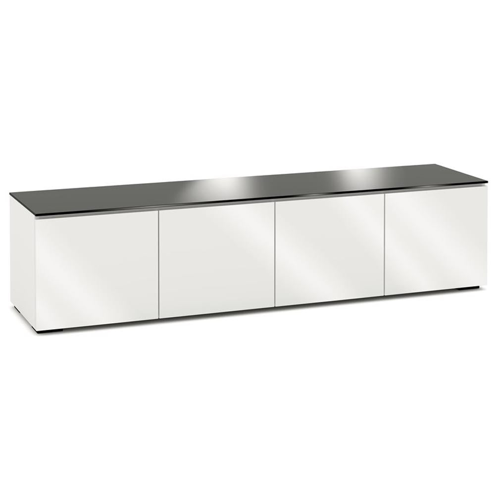 Salamander Designs Miami 247 Quad-Width AV Cabinet in Gloss White / Black Glass C/MM247/GW/BK | Best Salamander Designs Miami 247 Quad-Width AV Cabinet in Gloss White / Black Glass C/MM247/GW/BK | Salamander Designs Miami 247 Quad-Width AV Cabinet in Gloss White / Black Glass C/MM247/GW/BK Reviews | Audiolab Home Audio