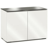 Salamander Miami 323 Double-Width AV Cabinet in Gloss White / Black Glass | Best Salamander Miami 323 Double-Width AV Cabinet in Gloss White / Black Glass | Salamander Miami 323 Double-Width AV Cabinet in Gloss White / Black Glass Reviews | Audiolab Home Audio