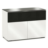 Salamander Designs Miami 329 Double Wide AV Cabinet in Gloss White / Black Glass C/MM329/GW/BK | Best Salamander Designs Miami 329 Double Wide AV Cabinet in Gloss White / Black Glass C/MM329/GW/BK | Salamander Designs Miami 329 Double Wide AV Cabinet in Gloss White / Black Glass C/MM329/GW/BK Reviews | Audiolab Home Audio
