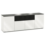Salamander Designs Miami 345 in Gloss White / Black Glass | Best Salamander Designs Miami 345 in Gloss White / Black Glass | Salamander Designs Miami 345 in Gloss White / Black Glass Reviews | Audiolab Home Audio