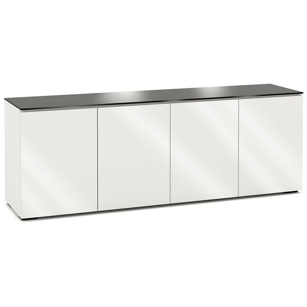 Salamander Designs Miami 347 in Gloss White / Black Glass | Best Salamander Designs Miami 347 in Gloss White / Black Glass | Salamander Designs Miami 347 in Gloss White / Black Glass Reviews | Audiolab Home Audio