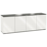 Salamander Designs Miami 347 in Gloss White / Black Glass | Best Salamander Designs Miami 347 in Gloss White / Black Glass | Salamander Designs Miami 347 in Gloss White / Black Glass Reviews | Audiolab Home Audio