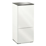 Salamander Designs Miami 517 in Gloss White / Black Glass C/MM517/GW/BK | Best Salamander Designs Miami 517 in Gloss White / Black Glass C/MM517/GW/BK | Salamander Designs Miami 517 in Gloss White / Black Glass C/MM517/GW/BK Reviews | Audiolab Home Audio