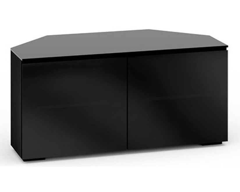 Salamander Oslo 221 Corner Double-Width AV Cabinet in Black Glass | Best Salamander Oslo 221 Corner Double-Width AV Cabinet in Black Glass | Salamander Oslo 221 Corner Double-Width AV Cabinet in Black Glass Reviews | Audiolab Home Audio