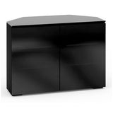 Salamander Oslo 323 Corner Double-Width AV Cabinet in Black Glass | Best Salamander Oslo 323 Corner Double-Width AV Cabinet in Black Glass | Salamander Oslo 323 Corner Double-Width AV Cabinet in Black Glass Reviews | Audiolab Home Audio