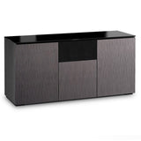 Salamander Chameleon Seattle 336 Triple-Width AV Cabinet with Speaker Bay with ALPI Gray Oak Doors and Black Glass Top | Best Salamander Chameleon Seattle 336 Triple-Width AV Cabinet with Speaker Bay with ALPI Gray Oak Doors and Black Glass Top | Salamander Chameleon Seattle 336 Triple-Width AV Cabinet with Speaker Bay with ALPI Gray Oak Doors and Black Glass Top Reviews | Audiolab Home Audio