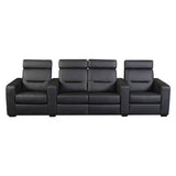 Salamander AV Basics TC3 4 Seat with Center Loveseat Black Leather Motorized Reclining Home Theater Seating | Best Salamander AV Basics TC3 4 Seat with Center Loveseat Black Leather Motorized Reclining Home Theater Seating | Salamander AV Basics TC3 4 Seat with Center Loveseat Black Leather Motorized Reclining Home Theater Seating Reviews | Audiolab Home Audio